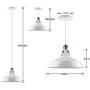 B2ocled Retro Pendant Light Industrial Vintage Style 1-Light E26/E27 Based Pendant Lighting for The Kitchen, Bedroom, Dining Room, Living Room B2ocled Retro Pendant Light Industrial Vintage Style 1-Light E26/E27 Based Pendant Lighting for The Kitchen, Bedroom, Dining Room, Living Room