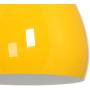 Art Deco Pendant Light E26/27 Base Pendant Light Shade Lamp Fixture Modern Ceiling Hanging Light Dining Room Light Black Metal Pendant Lamp Shades (60W, Lemon Yellow)
