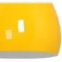 Art Deco Pendant Light E26/27 Base Pendant Light Shade Lamp Fixture Modern Ceiling Hanging Light Dining Room Light Black Metal Pendant Lamp Shades (60W, Lemon Yellow)