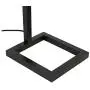 Henn&Hart FL0014 Modern farmhouse seeded floor lamp, One Size, Black