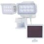 Amazon Basics Waterproof LED Solar-powered Outdoor Security Light with Motion Sensor and 2 Adjustable Heads, Wide Angle Illumination, 1500 Lumen