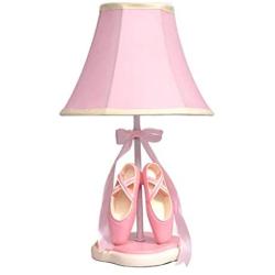 Cute Ballet Shoes Table Lamp Pink Warm Bedroom Bedside Lamp Creative Nordic Princess Girl Children Room Decoration Table Lamp Dimmable