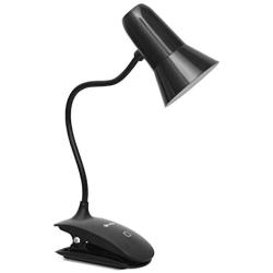 CeSunlight Rechargeable Clip Reading Lamp, 24 LED Desk Light with Warm/Cool White/Daylight Light, Stepless Brightness and Touch Switch Control