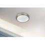 Sleeklighting 12-inch LED Flush Mount Ceiling Light Fixture | 3 CCT Color Temperature Switch | 3000-4000-5000 | 15 Watts 1100 Lumens Dimmable | Brushed Nickel | Kitchen, Bedroom | UL, Energy Star