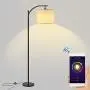 Floor Lamp，LED Smart Light，Dimmable Standing Industrial Arc Lamp,Floor Lamps for Living Room，Office，for Bedrooms 