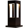 XAJGW Outdoor Post Light Fixture, LED Column Head Lamp IP55 Waterproof Outdoor Column Lamp Modern Minimalist Post Lamp Lawn Garden Landscape Lamp Garden Villa Outdoor Chinese Floor Lamp Pillar Lantern