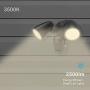 Snoeir Security Floodlight Camera,1080P HD Outdoor Camera, 2500-Lumen Brightness,Motion-Activated Detection,120° View, IP54 Weatherproof, 2-Way Audio, Night Vision,No Monthly Fees