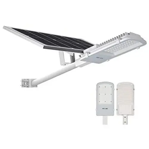 100W LED Solar Flood Outdoor Street Lights,IP65 Waterproof Dusk to Dawn Security Light 8600 Lumen 6000K for Yard, Garden,Homes,Warehouse, Swimming Pool, Pathway, Barn,Basketball Court, Parking lot