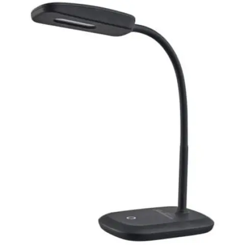 NEW SUNBEAM FLEXIBLE NECK LED DESK LAMP ADJUSTABLE LIGHT ENERGY STAR BLACK NEW SUNBEAM FLEXIBLE NECK LED DESK LAMP ADJUSTABLE LIGHT ENERGY STAR BLACK