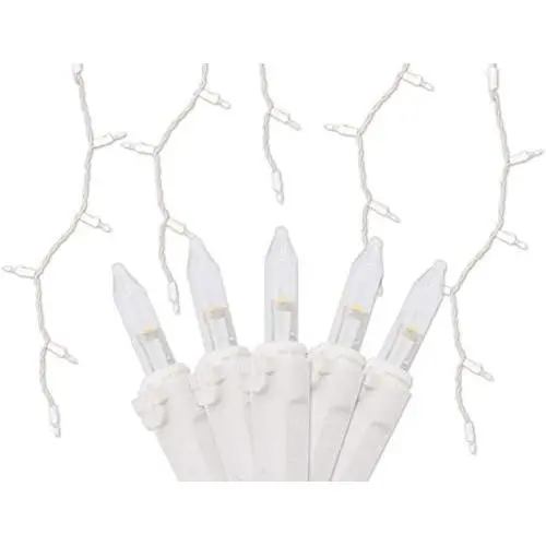 Stay Off The Roof Super Bright Christmas Warm White LED Icicle Lights Outdoor Set - 150-Piece - 12 ft Lighted Length, Connect up to 18 Sets - Holiday Pack Stay Off The Roof Super Bright Christmas Warm White LED Icicle Lights Outdoor Set - 150-Piece - 12 ft Lighted Length, Connect up to 18 Sets - Holiday Pack