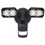 SANSI LED Security Lights, 18W (150Watt Incandescent Equiv.) Motion Sensor Lights, 1800lm 5000K Daylight Waterproof Outdoor Floodlights with Adjustable Dual-Head