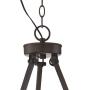 Holman Bronze Wagon Wheel Chandelier 26 3/4'' Wide Rustic Farmhouse Clear Glass 6-Light Fixture for Dining Room House Foyer Kitchen Island Entryway Bedroom Living Room - Franklin Iron Works
