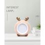 Cute Pet Night Light Touch Sensor Lamp Bedside Table Lamp for Kids Bedroom Rechargeable Dimmable Warm White Light ，Suitable for Christmas and New Year Gifts(Bronze, Deer)