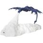 3D Printed Volcano Dragon Lamps, Dragon Fire Breathing Light with LED Warm Light Moon Night Light with USB Rechargeable for Bedroom Kids Sleep Accompany Best Gift (Blue)