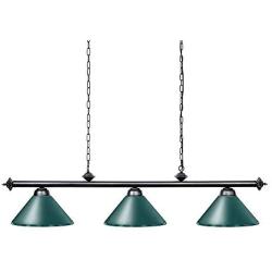 Wellmet Pool Table Light, 59” Hanging Billiard Lights, Adjustable Kitchen Island Lighting Fixture for Billiard Bar Table, Green