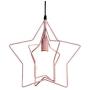 FL-63584 Nordic Pink Pendant Lamps, Creative Adjustable Chandeliers, 1-Light Pendant Lights for Girls Room, Princess Room, Kids Room (Pink)