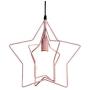 FL-63584 Nordic Pink Pendant Lamps, Creative Adjustable Chandeliers, 1-Light Pendant Lights for Girls Room, Princess Room, Kids Room (Pink)