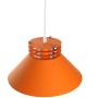 Pendant Light, Ceiling Hanging Pendant Lights, Umbrella Shade Vintage Classic Industrial Lamp Shade for Dining Room/Kitchen Island/Living Room(Orange)