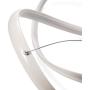 LightInTheBox Modern Chic LED Ring Chandelier Ceiling Pendant Light Hung Light Painting Lamp Fixture for Living Room Bedroom Dinning Room(Cold White)