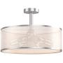 Tangkula Industrial Ceiling Light Fixture, Fabric Drum-Shaped Shade, Semi Flush Mount Ceiling Light w/ Metal Hanging Kit, 6-Light Close to Ceiling Light for Dining Room, Bedroom, Cafe, Bar, Entryway Tangkula Industrial Ceiling Light Fixture, Fabric Drum-Shaped Shade, Semi Flush Mount Ceiling Light w/ Metal Hanging Kit, 6-Light Close to Ceiling Light for Dining Room, Bedroom, Cafe, Bar, Entryway