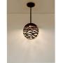 Dream Lighting 12volt DC LED Pendant Light with Globe for RV Automotive Kitchen Island, Dining Room, Hanging Ceiling Light Fixture for Indoor Decoration - Matte Black Finish, 3500K