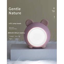 Cute Pet Night Light Touch Sensor Lamp Bedside Table Lamp for Kids Bedroom Rechargeable Dimmable Warm White Light ，Suitable for Christmas and New Year Gifts(Bronze, Deer)