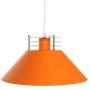Pendant Light, Ceiling Hanging Pendant Lights, Umbrella Shade Vintage Classic Industrial Lamp Shade for Dining Room/Kitchen Island/Living Room(Orange)