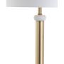 JONATHAN Y JYL1088A Gregory 60.5'' Metal/Marble LED Floor Lamp Contemporary,Transitional for Bedrooms, Living Room, Office, Reading, Brass Gold/White