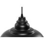 Pendant Lights, Lika Industrial Barn Ceiling Light Fixtures Black Hanging Pendant Lighting for Kitchen Island, Dining Room, Foyer (Black and Flat(Three Pack-Save$4.65))