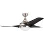 Honeywell Ceiling Fans 50195 Rio 54'' Ceiling Fan with Integrated Light Kit and Remote Control, Brushed Nickel