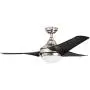 Honeywell Ceiling Fans 50195 Rio 54'' Ceiling Fan with Integrated Light Kit and Remote Control, Brushed Nickel