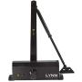 Medium Duty Designer Commercial Door Closer - LYNN Hardware DC6003 (US10B Dark Bronze) Surface Mounted, Cast Aluminum - UL 3 Hour Fire Rated, Size 3 for Residential and Light Commercial Doors