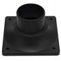 LIT-PaTH Outdoor Post Light Mounting Base, Pier Mount Base, 2-Pack (Black) LIT-PaTH Outdoor Post Light Mounting Base, Pier Mount Base, 2-Pack (Black)
