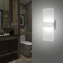 LED Wall Sconce Modern Wall Light Lamps 12W Cool White 6000K Up and Down Indoor Acrylic Lighting Fixture for Living Room Bedroom Hallway Conservatory Home Room Decor Not Dimmable No Plug(3 Pack) LED Wall Sconce Modern Wall Light Lamps 12W Cool White 6000K Up and Down Indoor Acrylic Lighting Fixture for Living Room Bedroom Hallway Conservatory Home Room Decor Not Dimmable No Plug(3 Pack)