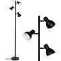 Brightech Ethan - LED Tree Floor Lamp for Mid Century, Modern, Contemporary and Industrial Decor - 3 Light Standing Pole Lamp- Tall Light for Living Room, Bedroom, and Office - Black Brightech Ethan - LED Tree Floor Lamp for Mid Century, Modern, Contemporary and Industrial Decor - 3 Light Standing Pole Lamp- Tall Light for Living Room, Bedroom, and Office - Black