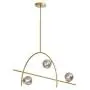Glass Globe Sputnik Chandelier Modern 3 Light Molecule Pendant Lighting,G9 Mid Century Brass Finish Ceiling Lamp for Dining Room Hallway Glass Globe Sputnik Chandelier Modern 3 Light Molecule Pendant Lighting,G9 Mid Century Brass Finish Ceiling Lamp for Dining Room Hallway