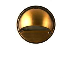 12V Landscape Lighting 3W LED Step/Deck Light in Brass