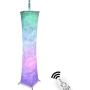 AmnoAmno LED Floor Lamp with Remote Control RGB Color Changing and Tyvek Fabric Shade,60’’ Modern Floor Lamp for Livingroom Bedroom Office Create Warm Family and Lively Party Atmosphere (Square) AmnoAmno LED Floor Lamp with Remote Control RGB Color Changing and Tyvek Fabric Shade,60’’ Modern Floor Lamp for Livingroom Bedroom Office Create Warm Family and Lively Party Atmosphere (Square)