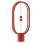 ALLOCACOC Heng Balance Lamp - Ellipse Magnetic Mid-air Switch USB Powered LED Lamp, Warm Eye-Care LED Lamp, Table Lamp, Decoration for Bedroom, Living Room, Dining Room and Office (red)