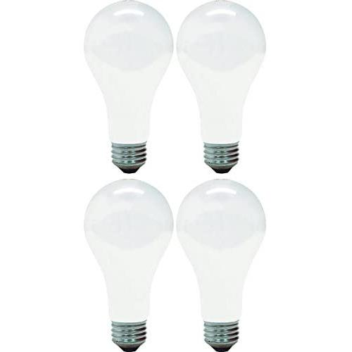 GE Lighting 10429 150-Watt A21 Light, Soft White (Pack of 4)