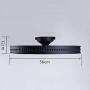 Retro Industrial Ceiling Light Fixture Flush Mount Black Metal Farmhouse Chandelier Antique Lighting Round Drum Vintage Island Pendant Light Ring E12 for Kitchen Dining Living Room Bedroom 8-Light