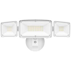 Amico 3500LM LED Security Light, 30W Super Bright Outdoor Flood Light, ETL- Certified, 5000K, IP65 Waterproof, 3 Adjustable Heads for Garage, Patio, Garden, Porch&Stair(White Light)