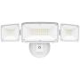 Amico 3500LM LED Security Light, 30W Super Bright Outdoor Flood Light, ETL- Certified, 5000K, IP65 Waterproof, 3 Adjustable Heads for Garage, Patio, Garden, Porch&Stair(White Light)