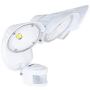 Amazon Basics 40W Waterproof LED Outdoor Motion Sensor Security Light with 3 Adjustable Metal Heads - 5000K Daylight, 3600 Lumen, ETL Certified