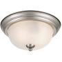 Tawson Joel Modern 2-Light Flush Mount Ceiling Light with Etched Glass Shade for Hallway, Entryway, Passway, Dining Room, Bedroom, Garage, Kitchen Island, Balcony Living Room