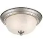 Tawson Joel Modern 2-Light Flush Mount Ceiling Light with Etched Glass Shade for Hallway, Entryway, Passway, Dining Room, Bedroom, Garage, Kitchen Island, Balcony Living Room