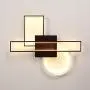 Surpars House Geometric Design LED Chandelier for Bedroom, Flush Mount LED Ceiling Light, 3 Different Shade Ceiling Light Fixture for Living Room, Girls Room, Daylight White Light