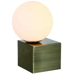 Nocolliny Modern Dimmable Touch LED Brass Table Lamp for Bedroom, Living Room