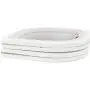 DYRABREST Modern Acrylic Ceiling Chandeliers Home LED Warm Light Flower Shape Ceiling 15 Head Dining Room Living Room Bedroom (White Light)