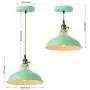 KWOKING Lighting Nordic Macaron Color Industrial Hanging Lamp Creative Modern Adjustable Metal Pendant Light Chandeliers for Living Room, Kitchen Island, Hotel, Warehouse,Study Room, Green KWOKING Lighting Nordic Macaron Color Industrial Hanging Lamp Creative Modern Adjustable Metal Pendant Light Chandeliers for Living Room, Kitchen Island, Hotel, Warehouse,Study Room, Green
